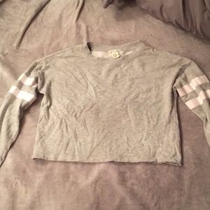 H&M long sleeve crop top